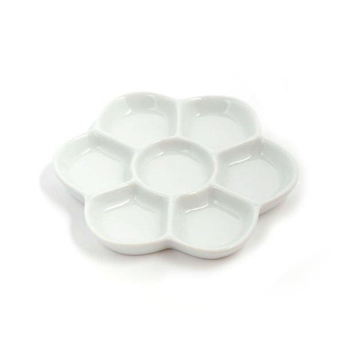 Палитра художника d14см "Сонет" круглая фарфор белый ЗХК DK18456 И