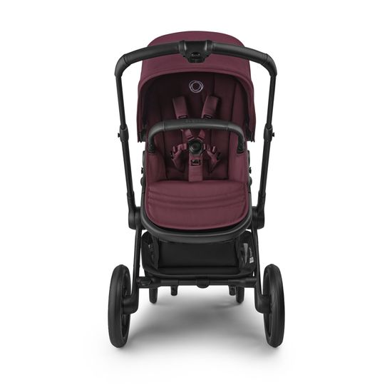 Коляска 2 в 1 Bugaboo Fox 5 Renew complete (Black/Dark Cherry/Dark Cherry)