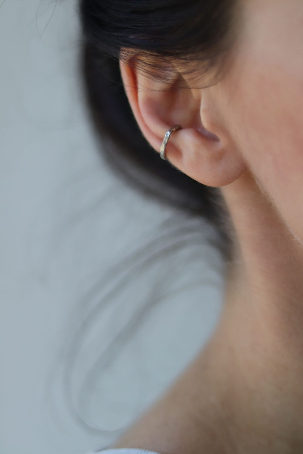 Кафф из битого серебра