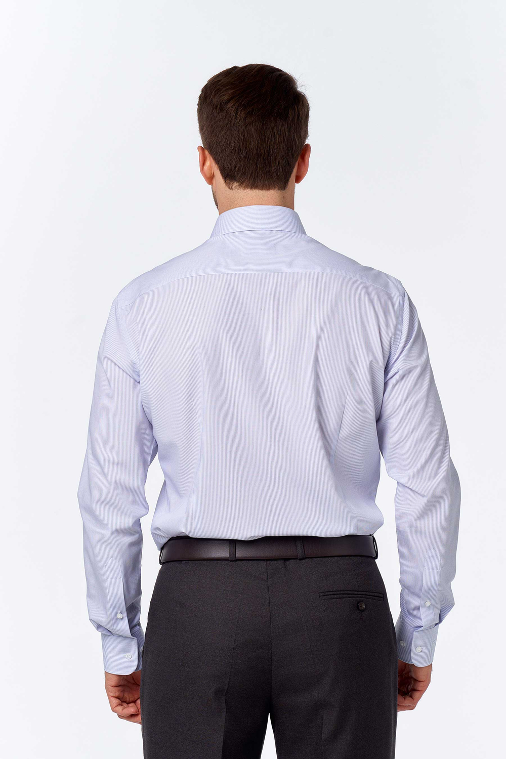 Сорочка мужская ELITA длинный рукав, цвет белый, фактурная ткань 515142 20