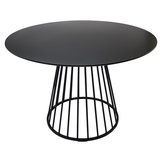 Стол обеденный tyra, D110 см, черный