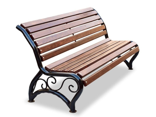 Скамья Ладога (со спинкой)