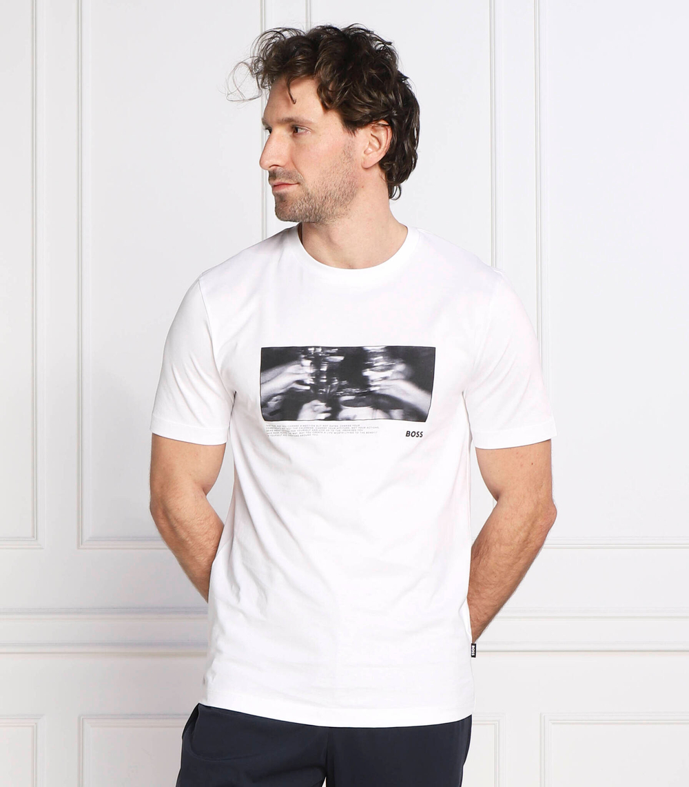 футболка tiburt 336 BOSS BLACK - белый(50481588)