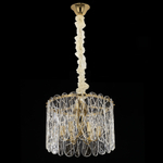 Citilux TALLA CL318262 Люстра хрустальная подвесная Золото