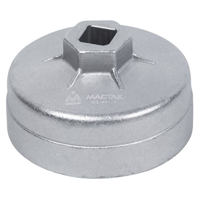 МАСТАК (103-44135) Съемник масляных фильтров, 73 мм, 15 граней, торцевой