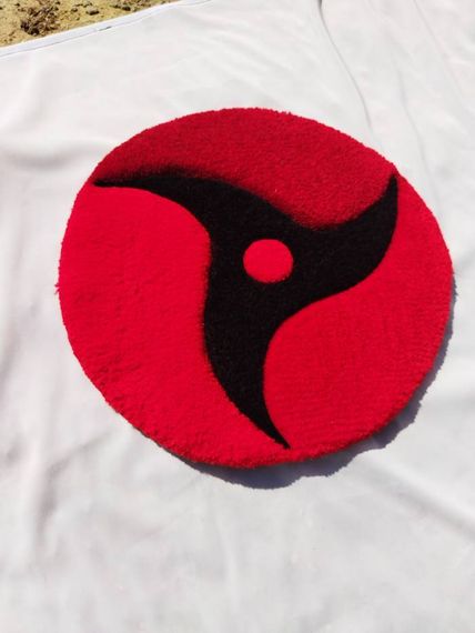 Anime xalçası- qırmızı rəng