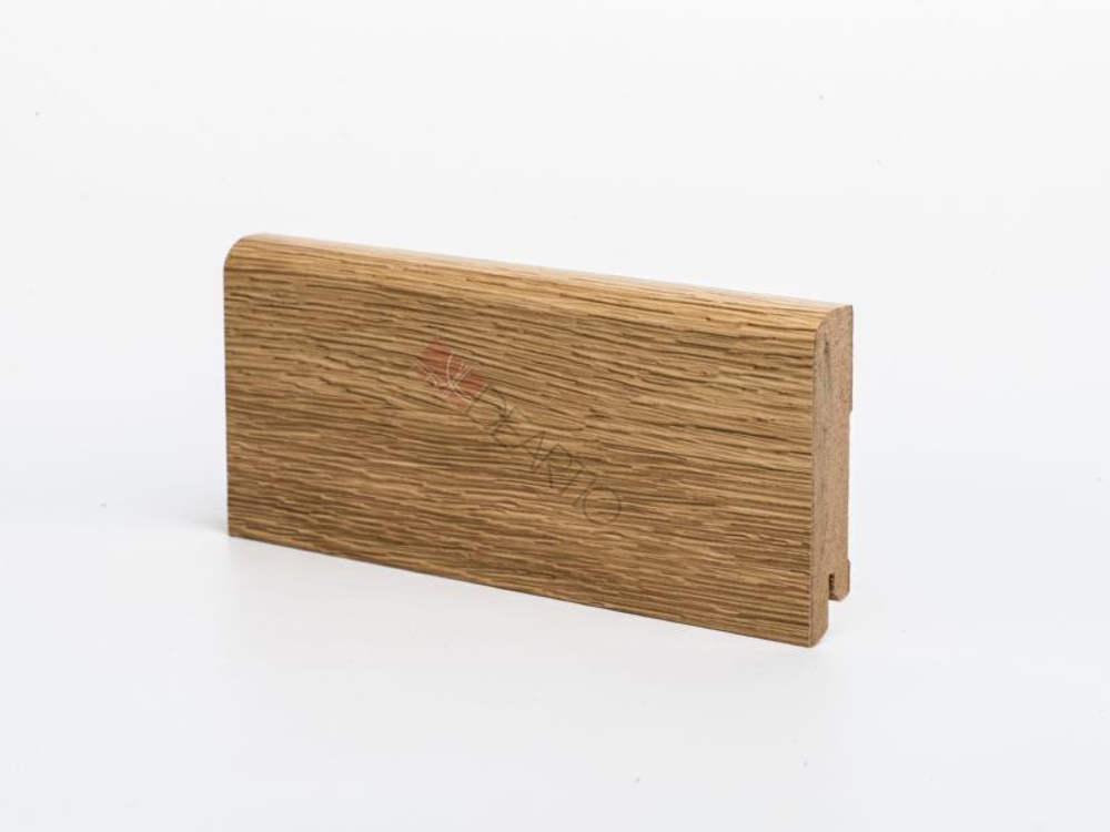 Плинтус напольный дуб натуральный брашированный МДФ B202-09 Deartio / Ликорн 80x16x2050 мм