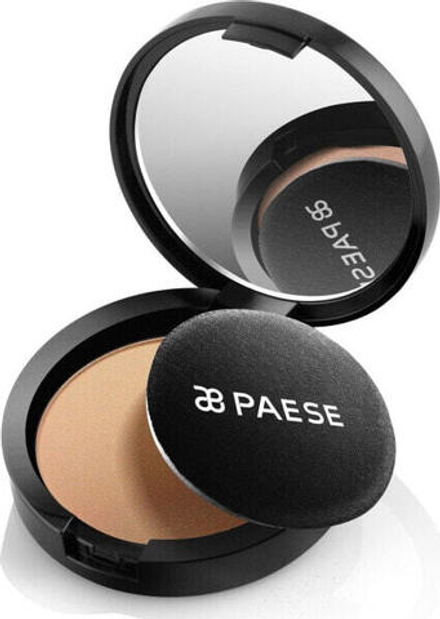 Paese Illuminating & Covering Powder Компактная пудра со светоотражающими частицами, оттенок 3С Золотистый беж 9 г