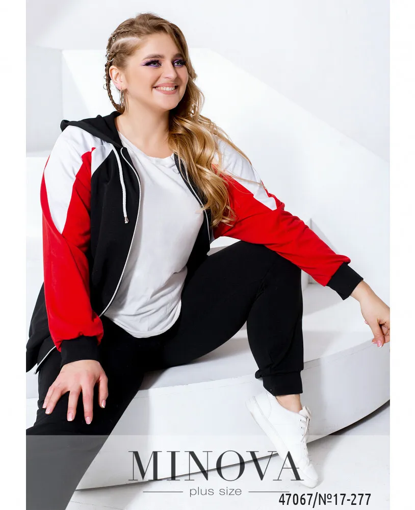 Костюм 17-277-красный-черный Minova