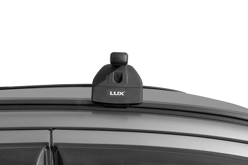 Багажная система LUX с дугами 1,2м прямоугольными в пластике для Volkswagen Touareg III 2018-  с интегр. рейл.