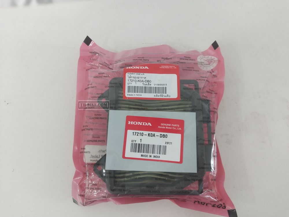 17210-K0A-DB0. ELEMENT COMP., AIR CLEANER