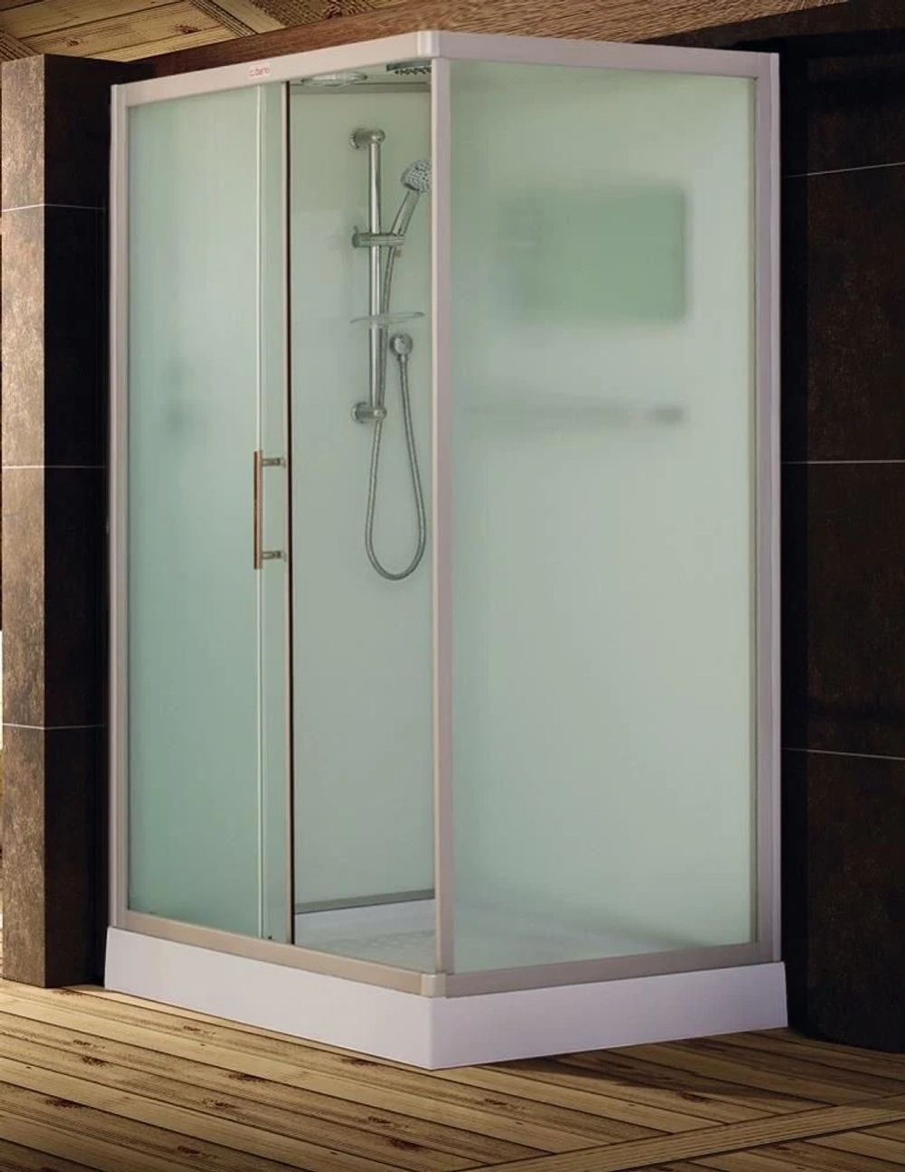 Душевая кабина Esbano (Эсбано) EST-118CKR, с низким поддоном, 110x85x210