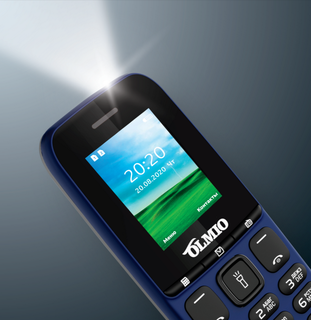 Телефон мобильный кнопочный OLMIO A15