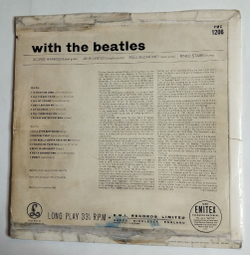 Винтажная виниловая пластинка LP With The Beatles (UK 1963)