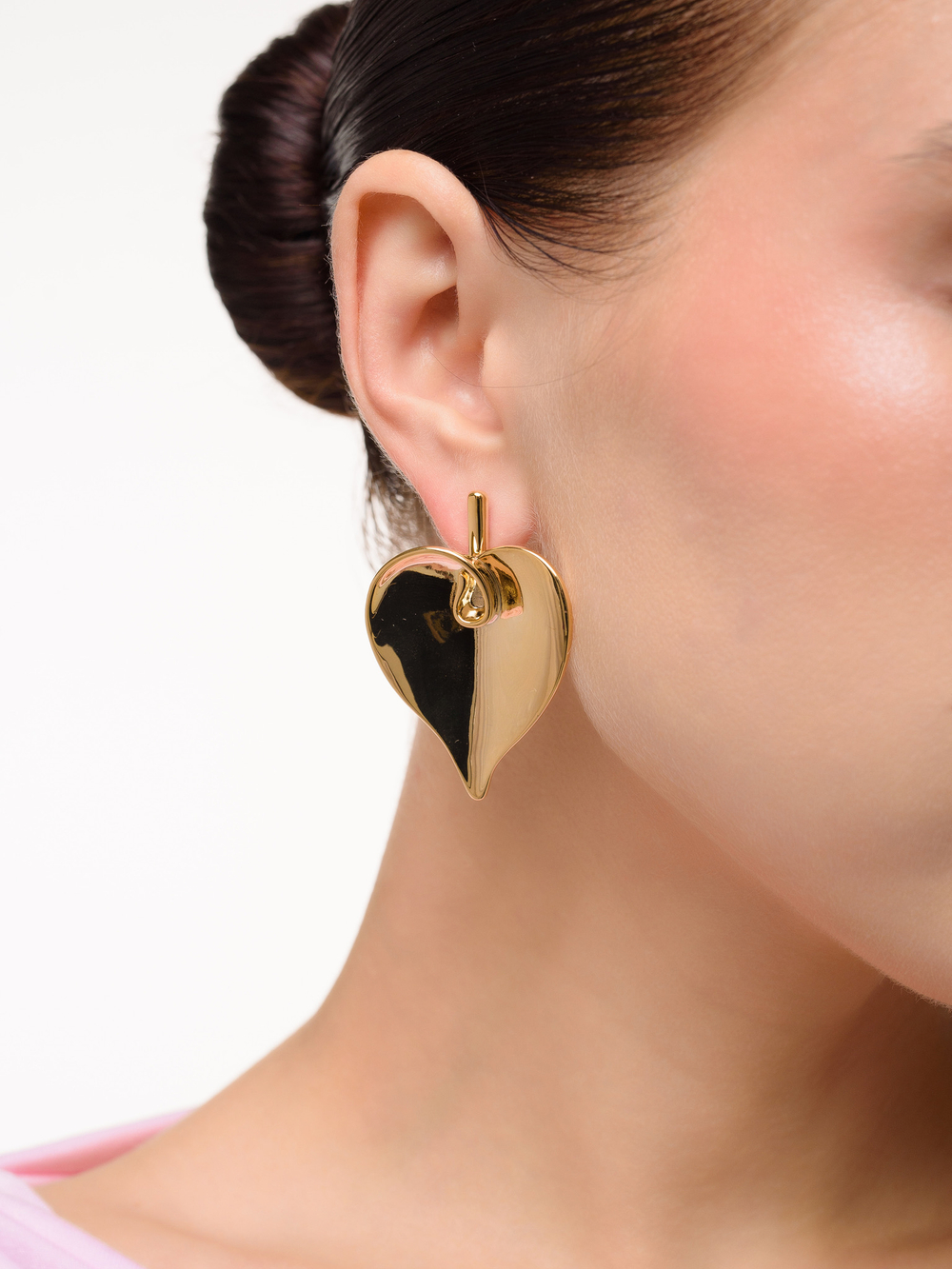 Серьги "Lily petal" Gold