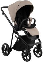 Детская коляска Roan Sol 2.0 3 в 1 с автокреслом Pituso Santiso Pro Black SLL/31/T Hazel/Black/руч.Black