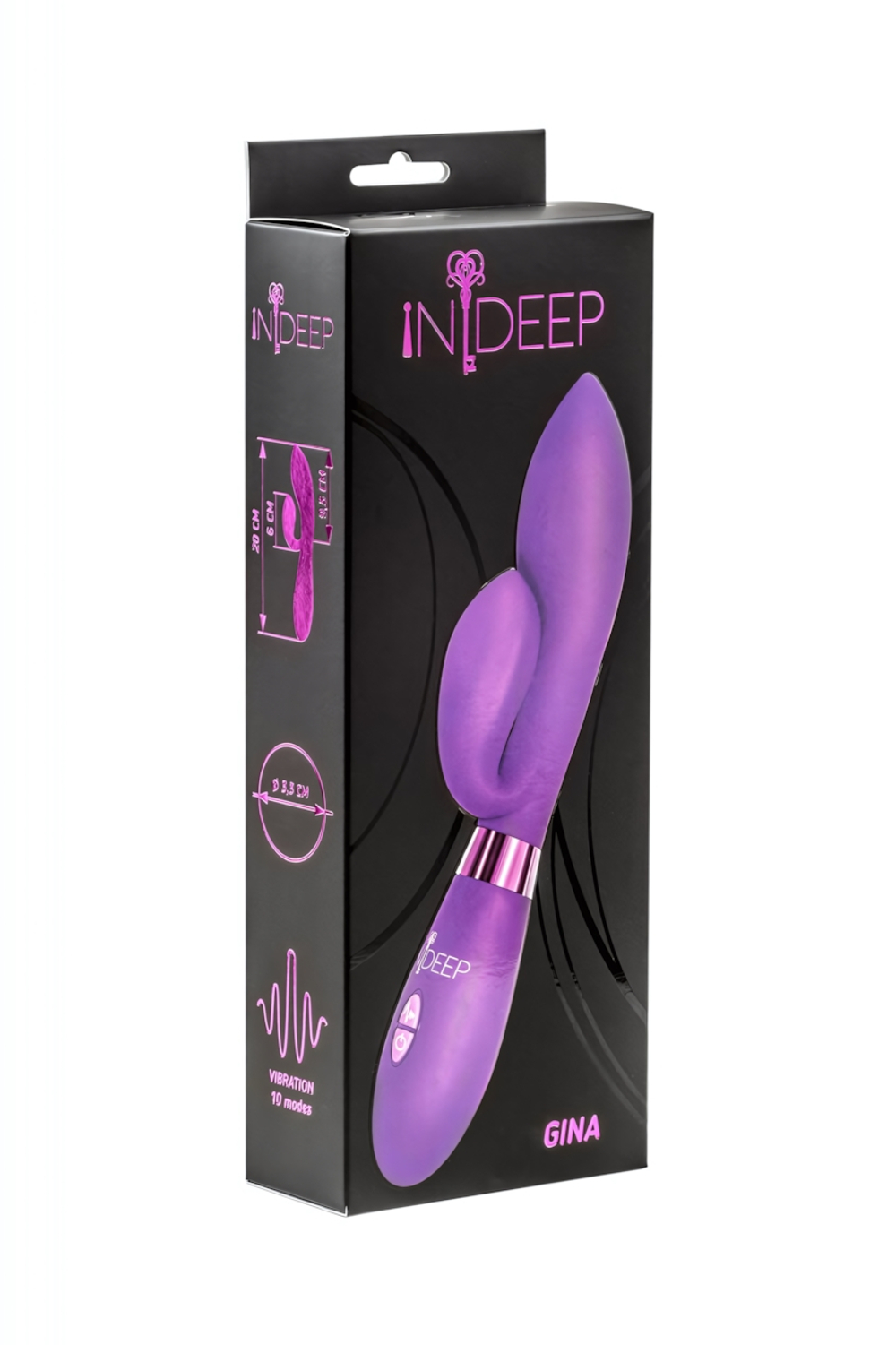 Вибратор Indeep Gina Purple 7700-02indeep