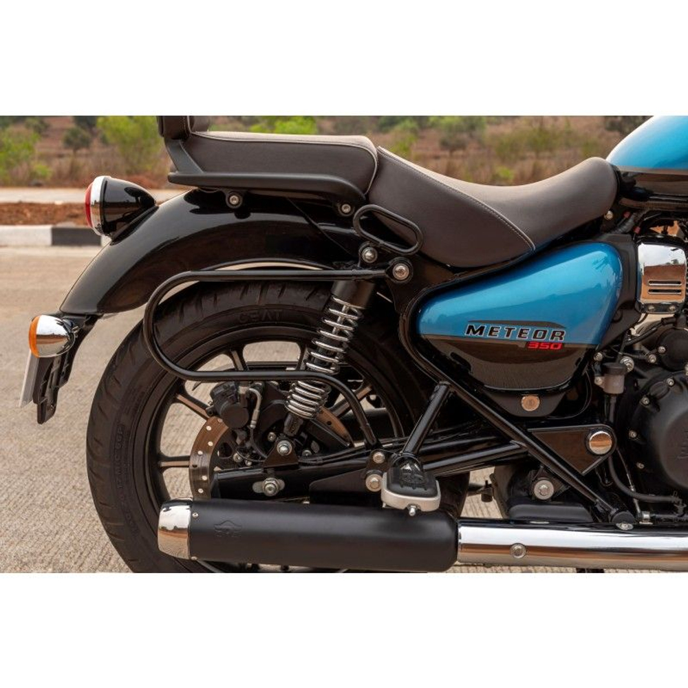 Багажник Royal Enfield, черный Commuter Pannier Rail – Classic 350, KXA00042