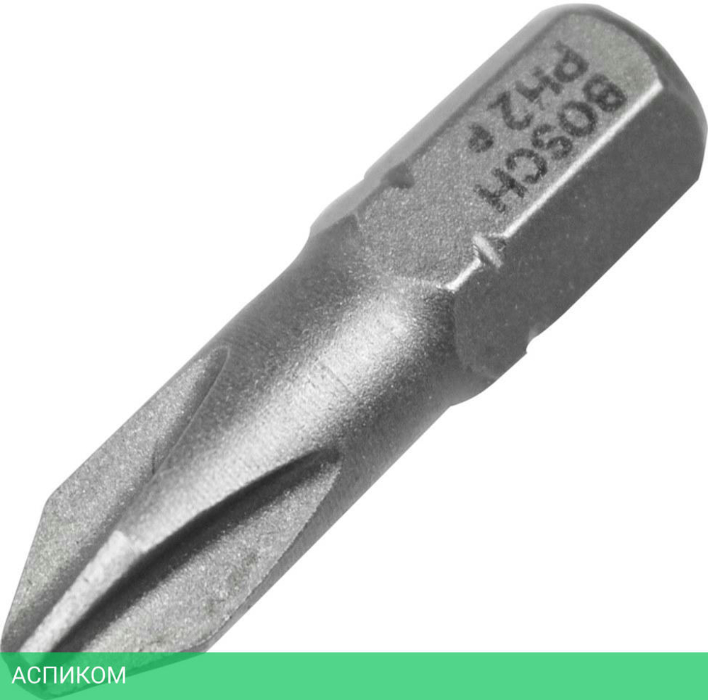 Насадка крестообразная Bosch PH2 25мм 3 штуки 2607001511