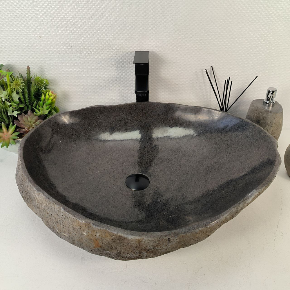 Раковина из речного камня RS-65557 67*53*15 0863