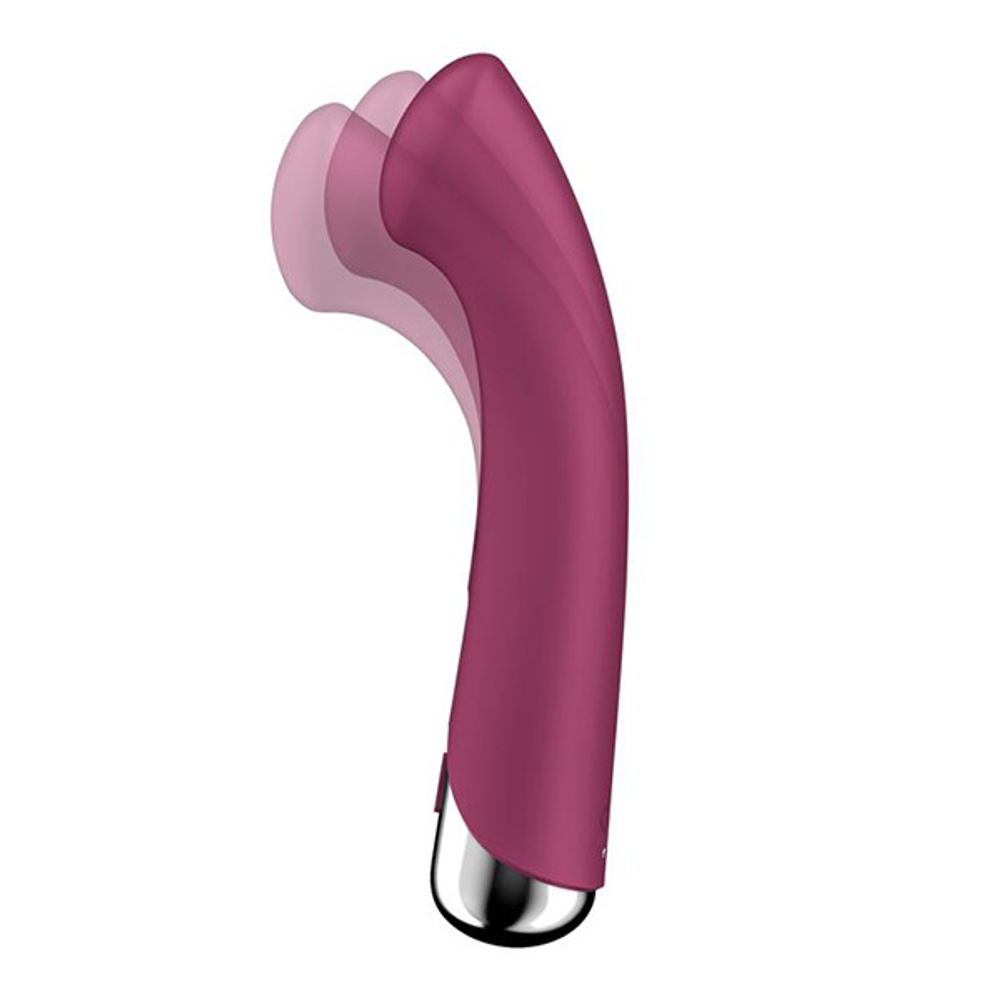 Сливовый вибратор для G-точки 17см Satisfyer Spinning G-Spot 1