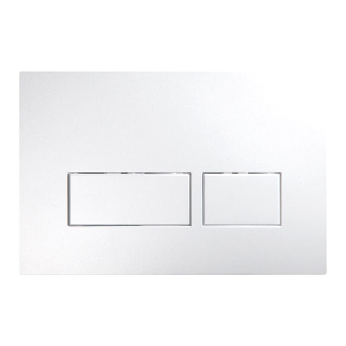 Кнопка для инсталляции унитаза ТП-004.1 с пневматическим управлением Матовая белая