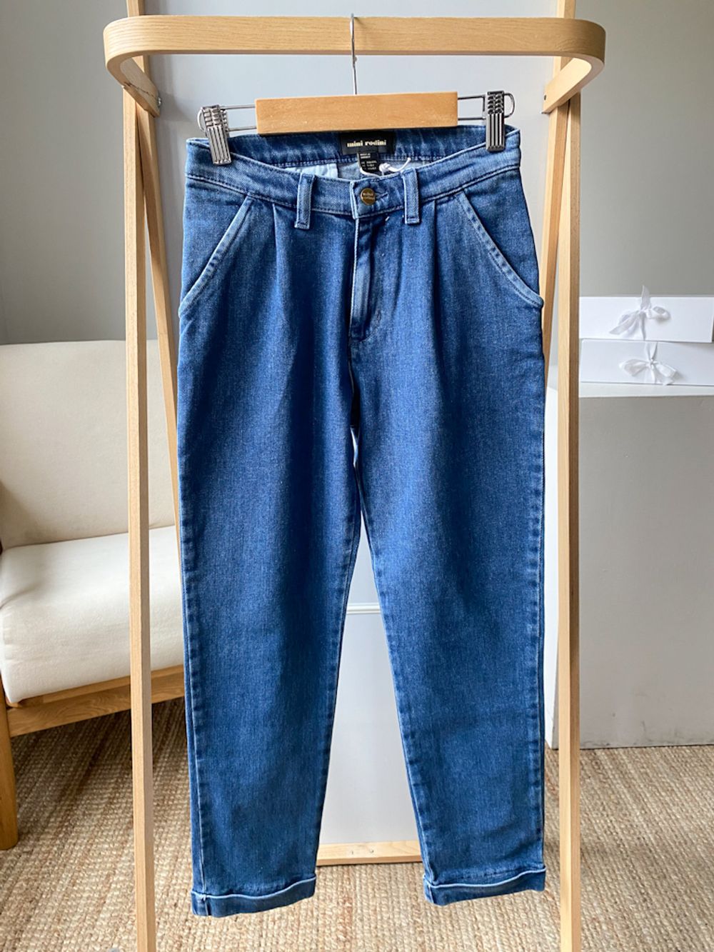 Новые джинсы Mini Rodini, 146