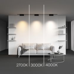 Трековый однофазный светодиодный светильник Levity Maytoni   TR194-1-12W3K-M-B