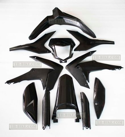 Plastic Cover Set CRF250L-M 2017-2020 black color