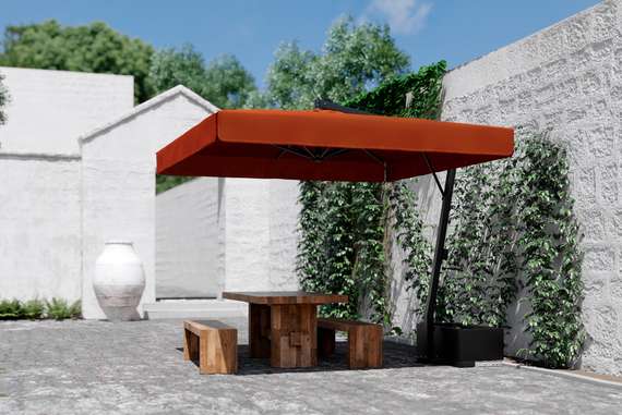 Зонт профессиональный Venere, 250х250 см, слоновая кость