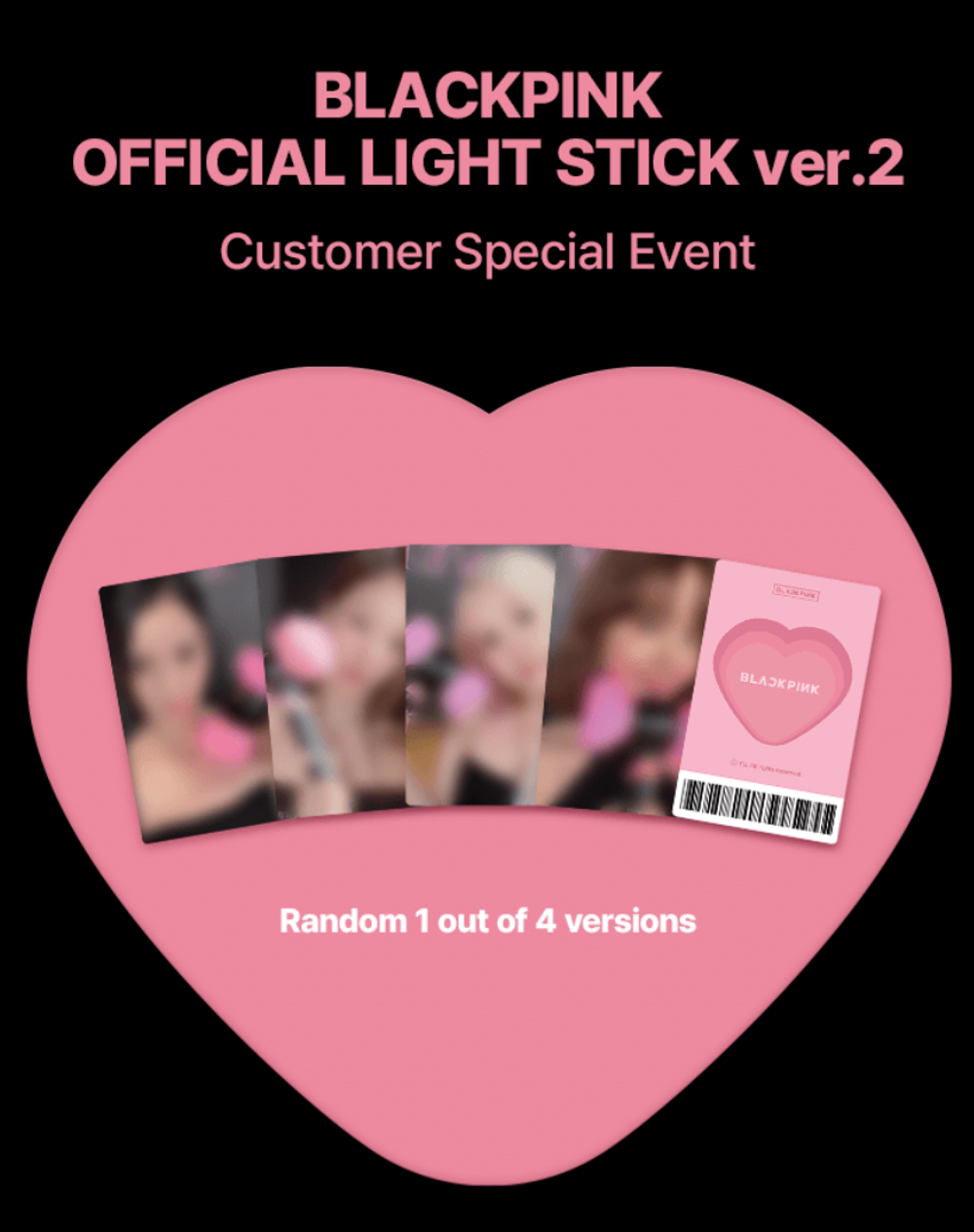 Лайтстик Black Pink OFFICIAL LIGHT STICK ver.2