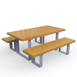 Стол уличный с лавками Спенсер