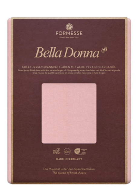 Простыня на резинке 90x190-100x220 Formesse Bella Donna Jersey 0119 linen