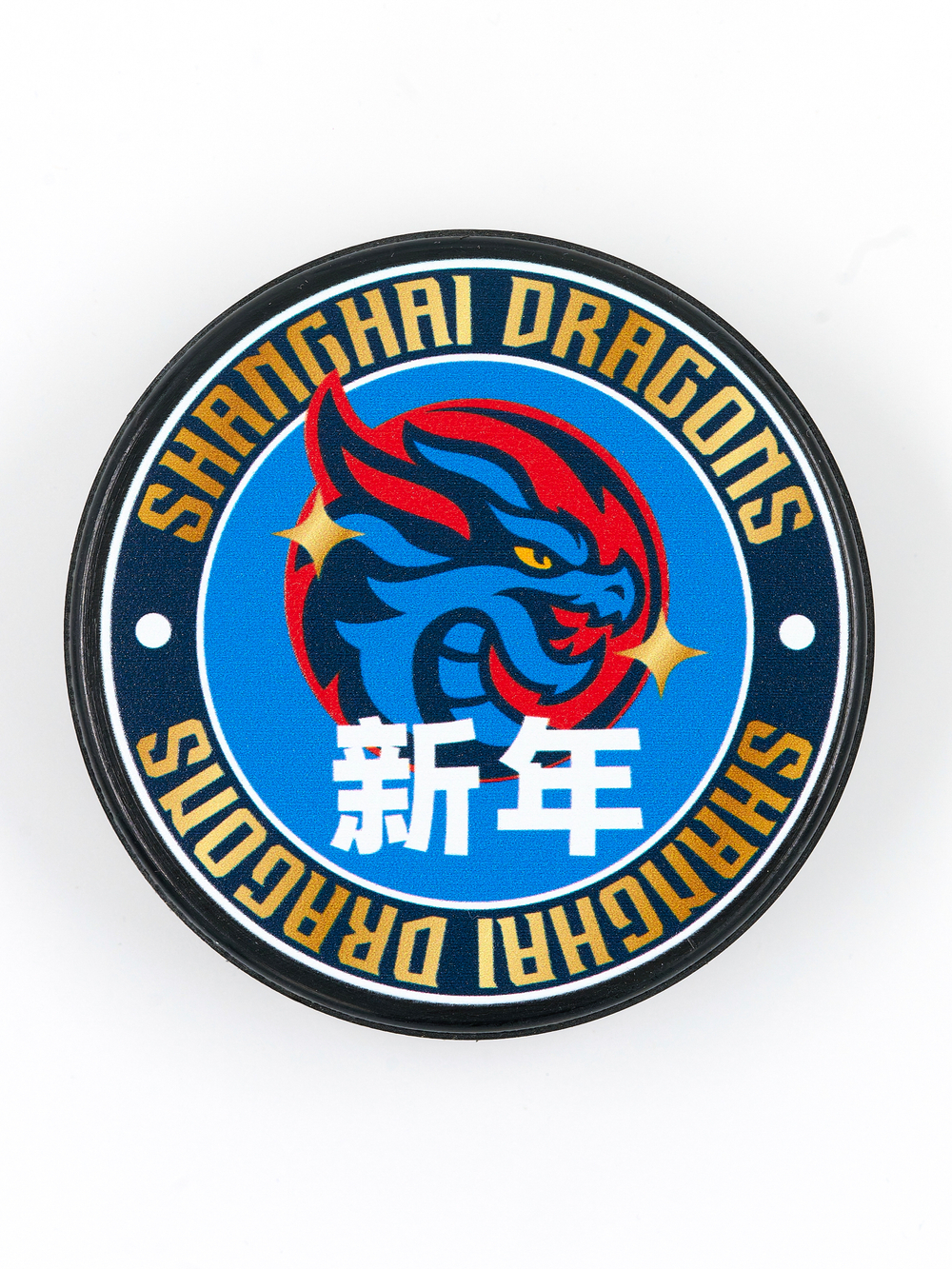 Шайба новогодняя