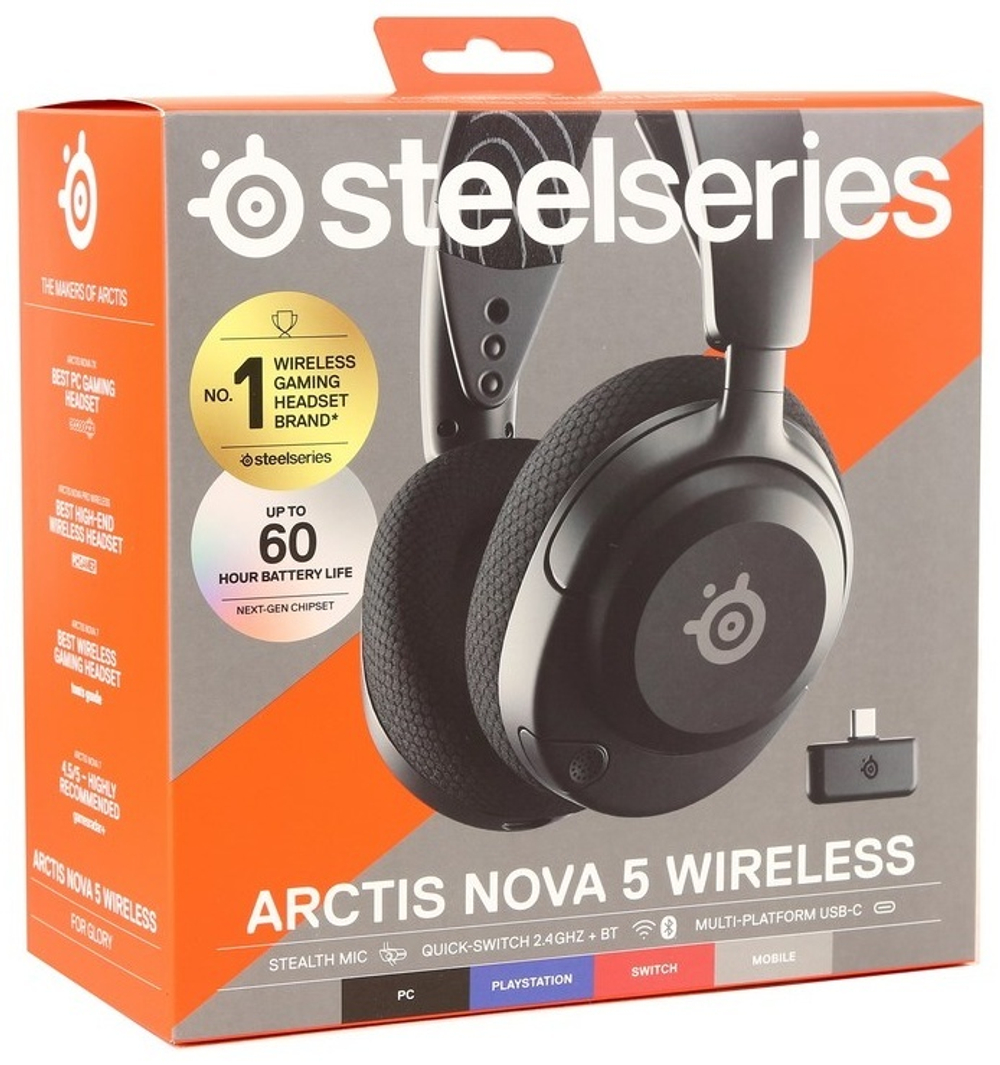 Наушники SteelSeries Arctis Nova 5 Wireless белый