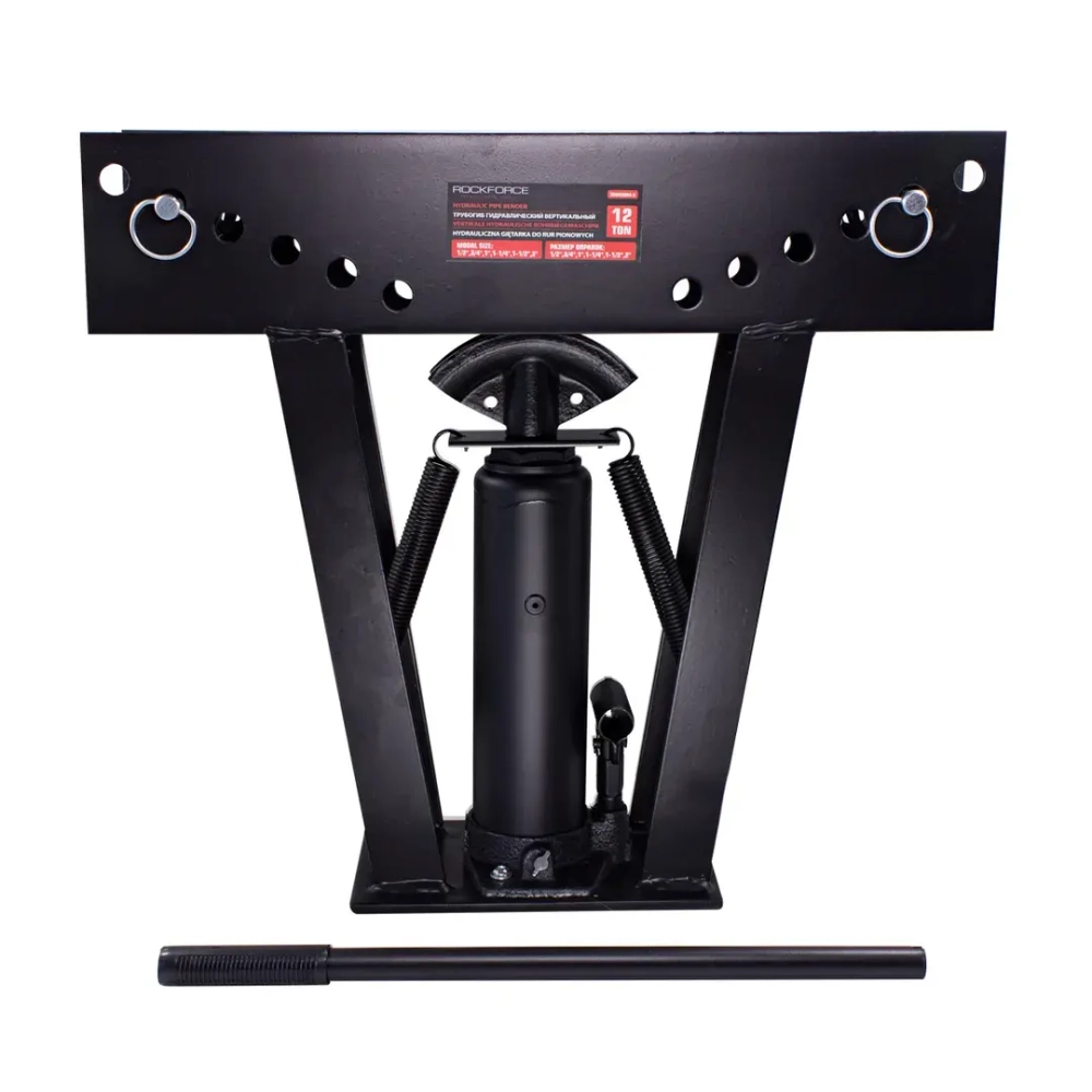 Трубогиб гидравлический вертикальный 12Т (1/2'', 3/4'', 1'', 1 1/4'', 1 1/2'', 2'') RockForce##Rock FORCE RF-03003-3