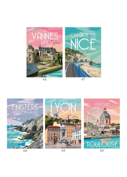 Раскраска по номерам Hachette Heroes - Escapades merveilleuses - Douce France 112 стр. (предзаказ 08.10.2025))