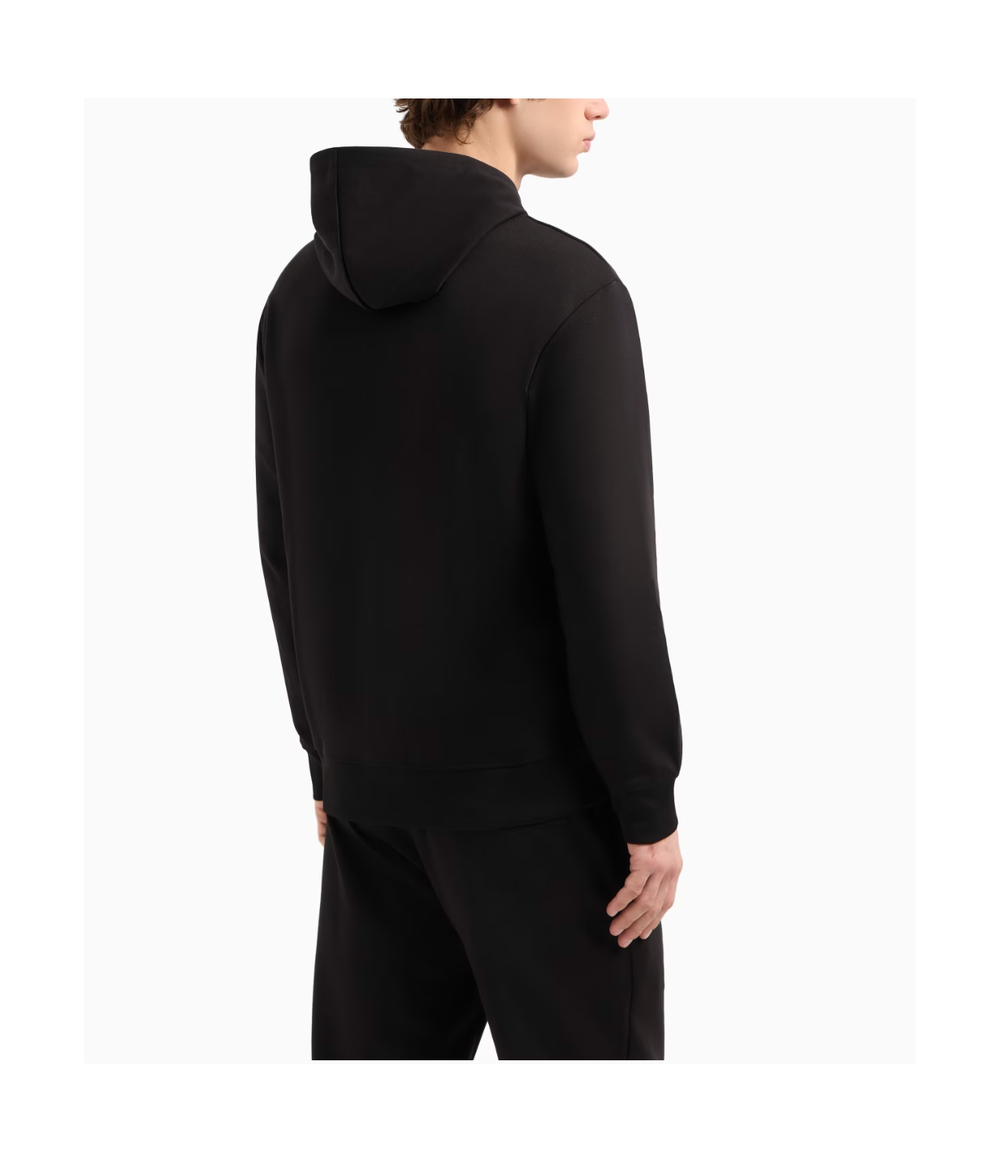 Толстовка с капюшоном и размытым логотипом Armani Exchange
