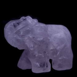 Слон розовый кварц асс.