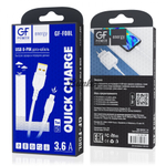 Кабель USB-8-pin GFPower F08L,1м, 3.6A, белый ПВХ