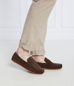 Кожаные мокасины Tommy Hilfiger - коричневый(FM0FM04998)