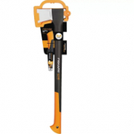Топор-колун Fiskars х21 + универсальный нож-точилка