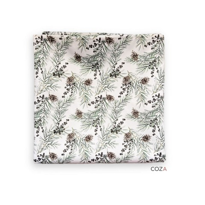 Скатерть COZA "Шишки", с водоотталкивающей пропиткой