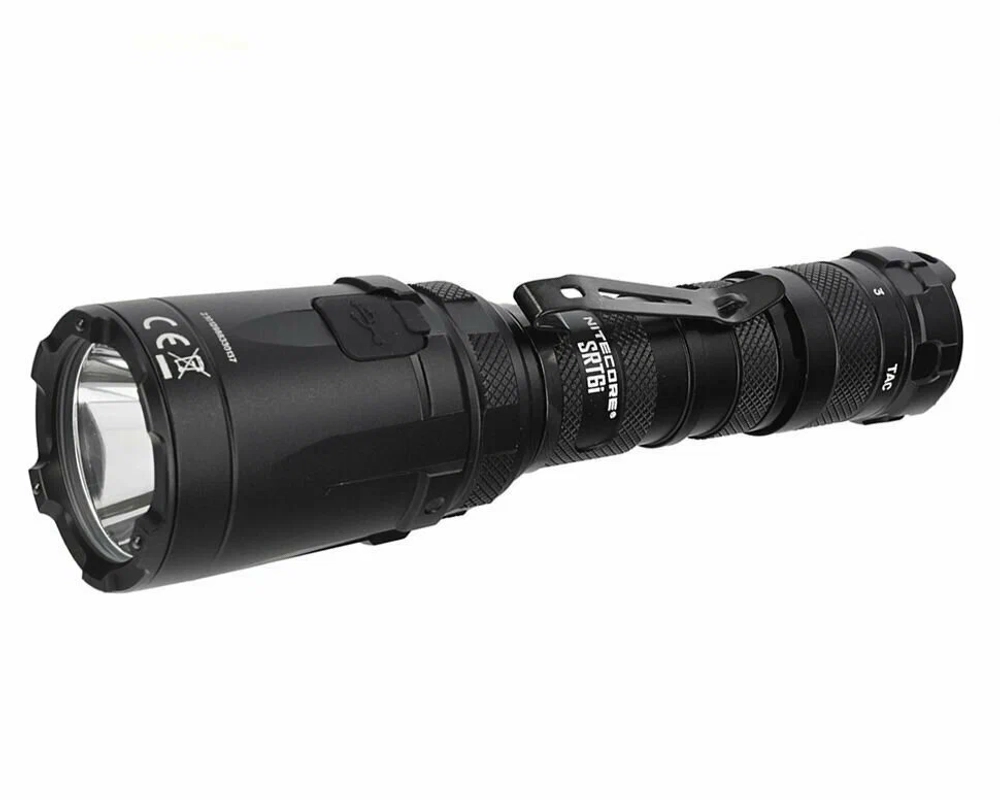Фонарь светодиодный тактический  Nitecore SRT6i, 2100 лм., режим стробоскоп, аккумулятор, водонепрон