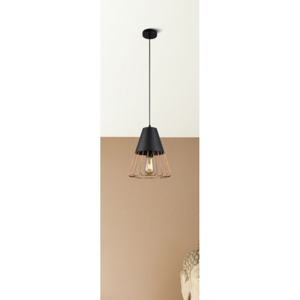 Светильник подвесной (подвес) Rivoli Kasimira 5050-201 1 х E27 60 Вт лофт - кантри