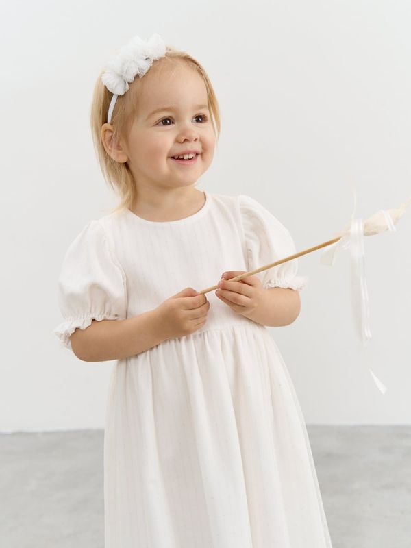 Платье с рукавом фонариком 