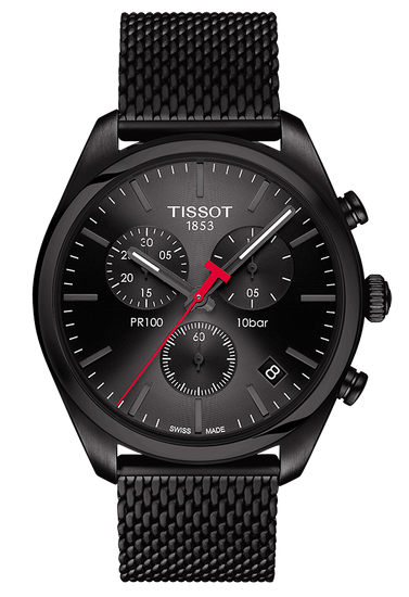 Tissot T101.417.33.051.00 мужские часы с хронографом PR 100