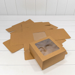 Коробка сборная 20х20х10 см (Коричневый, Крафт)