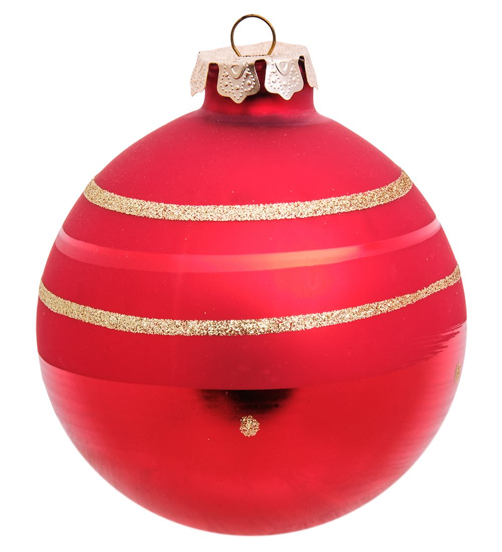 Элита НФШ-1032/1 Ел. украшение Шар «Золотая полоса» 100 мм