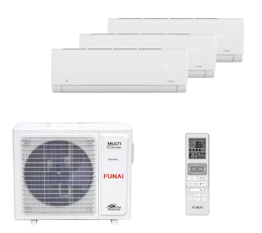 Мульти сплит-система Funai на 3 комнаты (35+35+25) SHOGUN ORIGAMI KODO